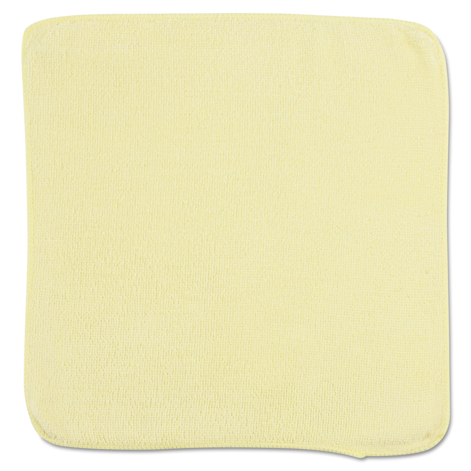 Microfiber Cleaning Cloths, 12 x 12, Yellow, 24/Pack - 