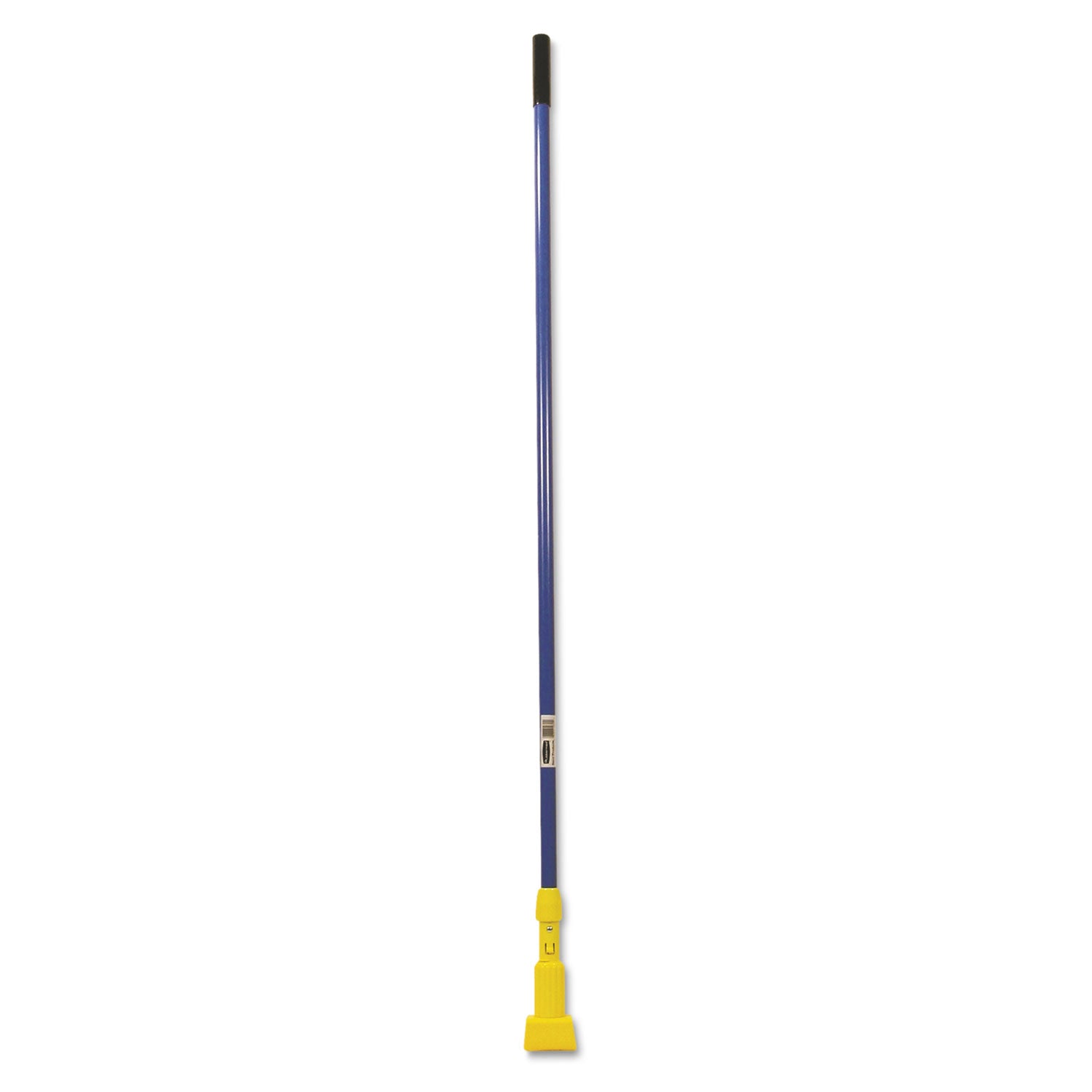 Gripper Fiberglass Mop Handle, 1" dia x 60", Blue/Yellow - 