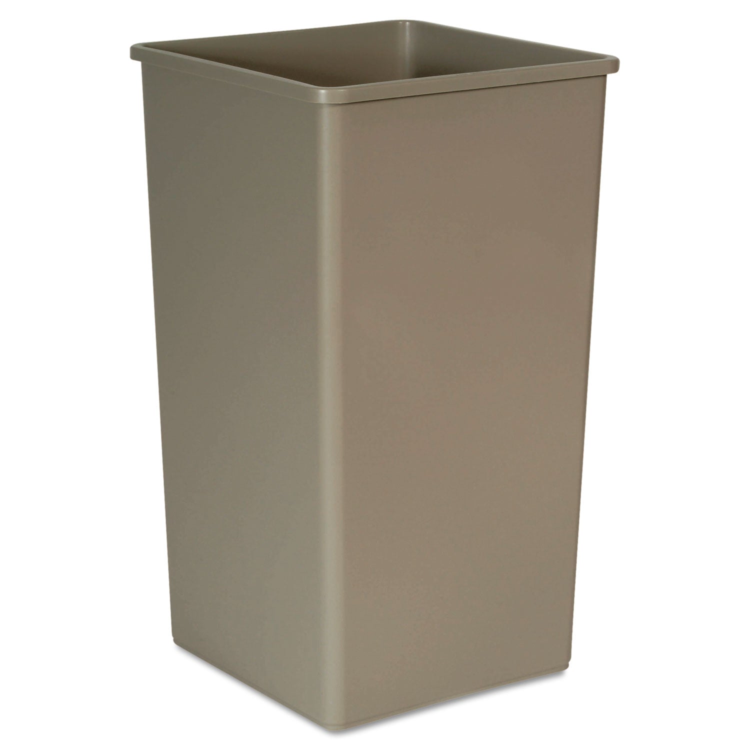 untouchable-square-waste-receptacle-50-gal-plastic-beige_rcp3959bei - 1