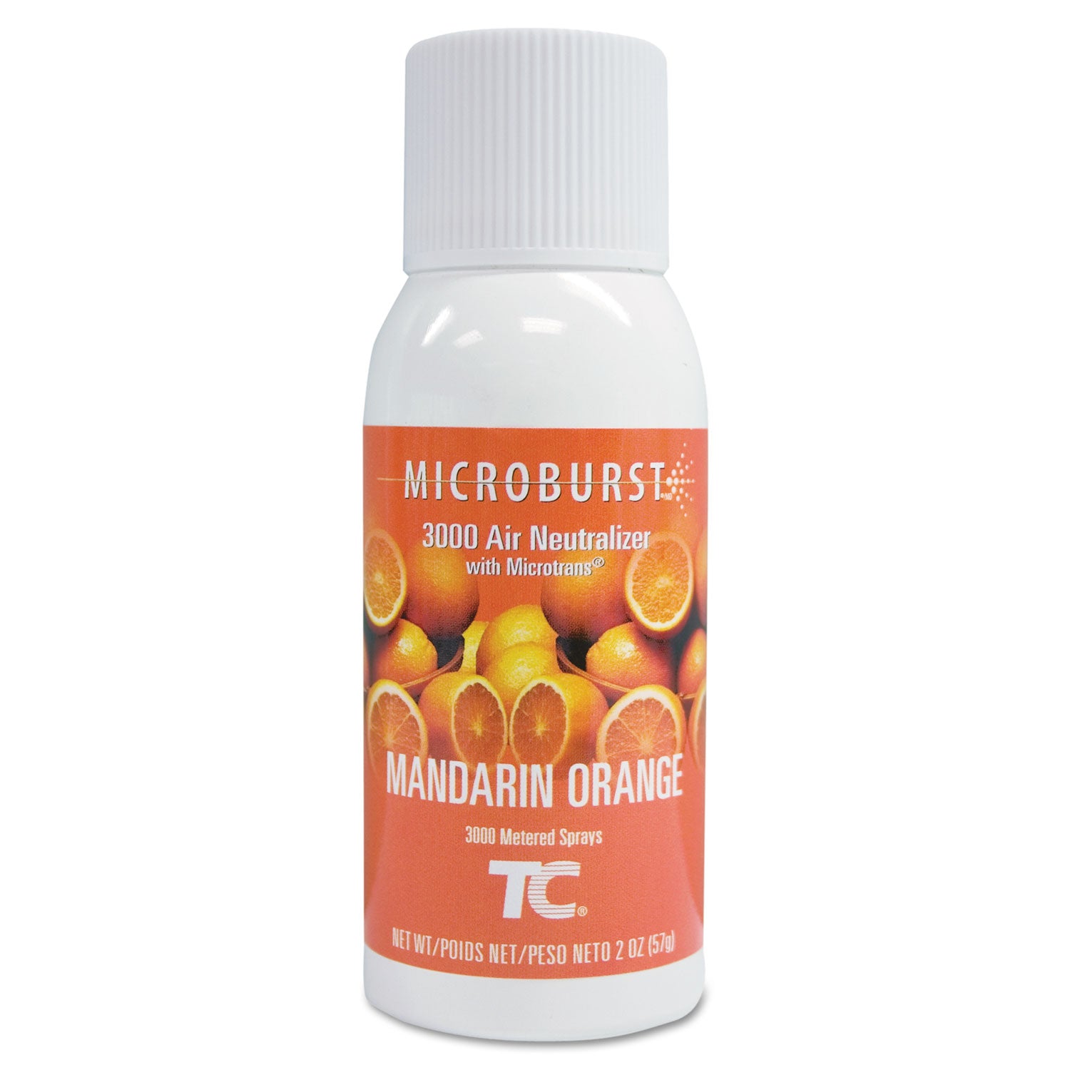 Microburst 3000 Refill, Mandarin Orange, 2 oz Aerosol Spray, 12/Carton - 1