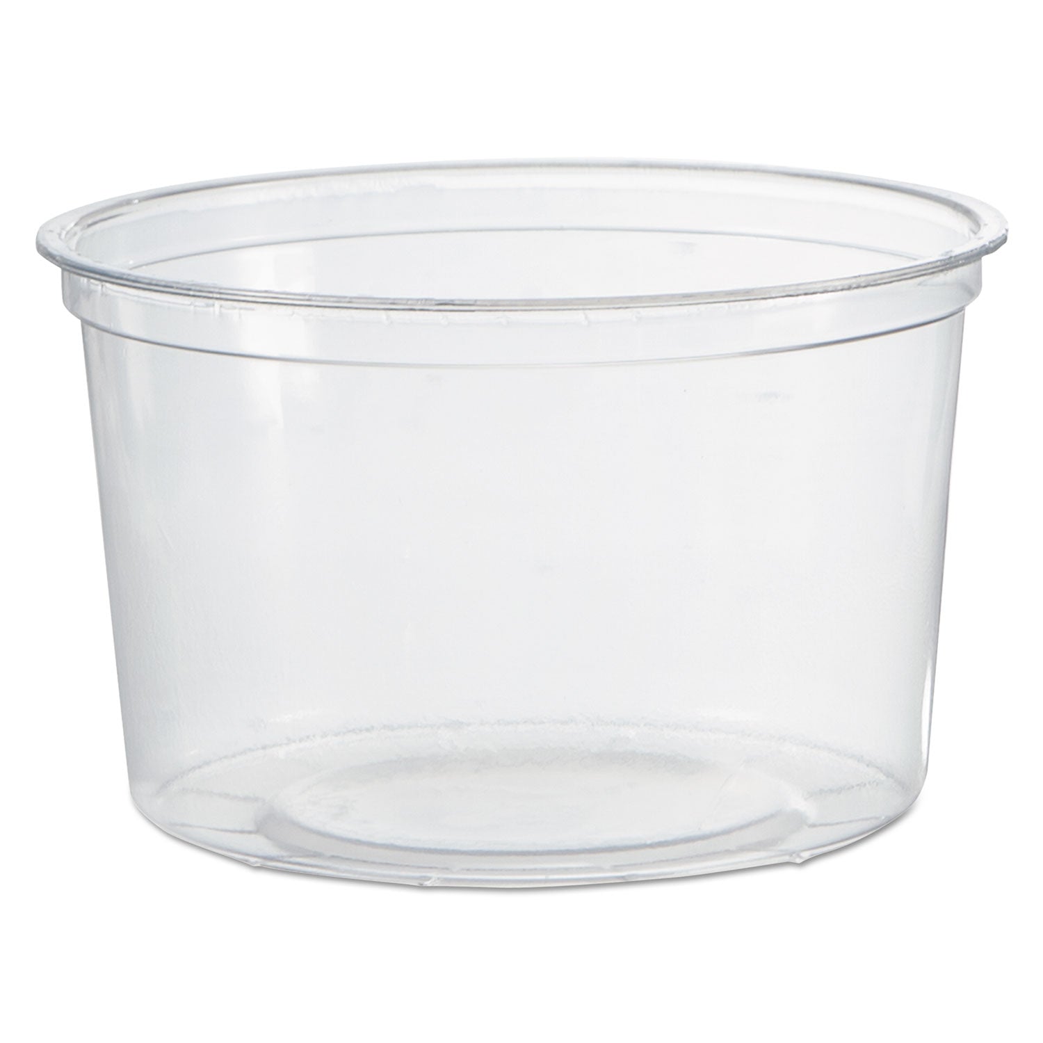 Deli Containers, 16 oz, Clear, Plastic, 50/Pack, 10 Packs/Carton - 