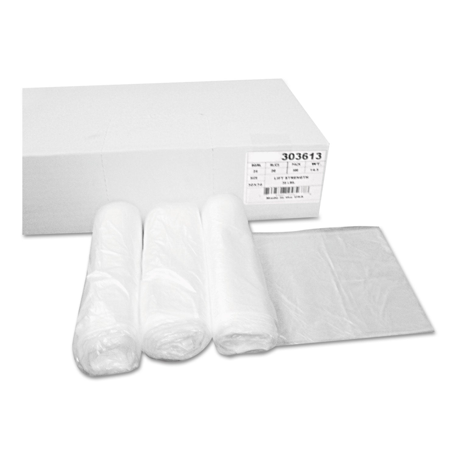 high-density-can-liners-30-gal-10-mic-30-x-36-natural-25-bags-roll-20-rolls-carton_bwk303613 - 1