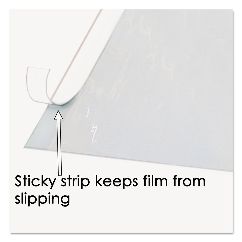 Second Sight Clear Plastic Desk Protector, with Hinged Protector, 25.5 x 21, Clear