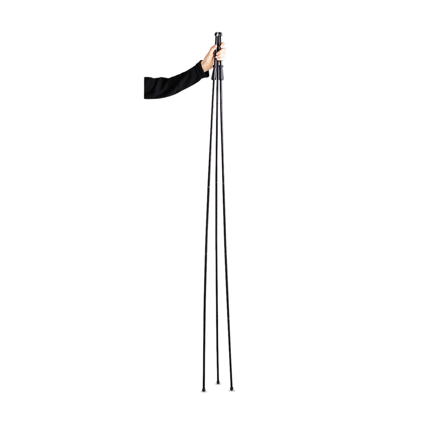 Full Size Instant Easel, 62.38" Maximum Height, Steel, Black - 