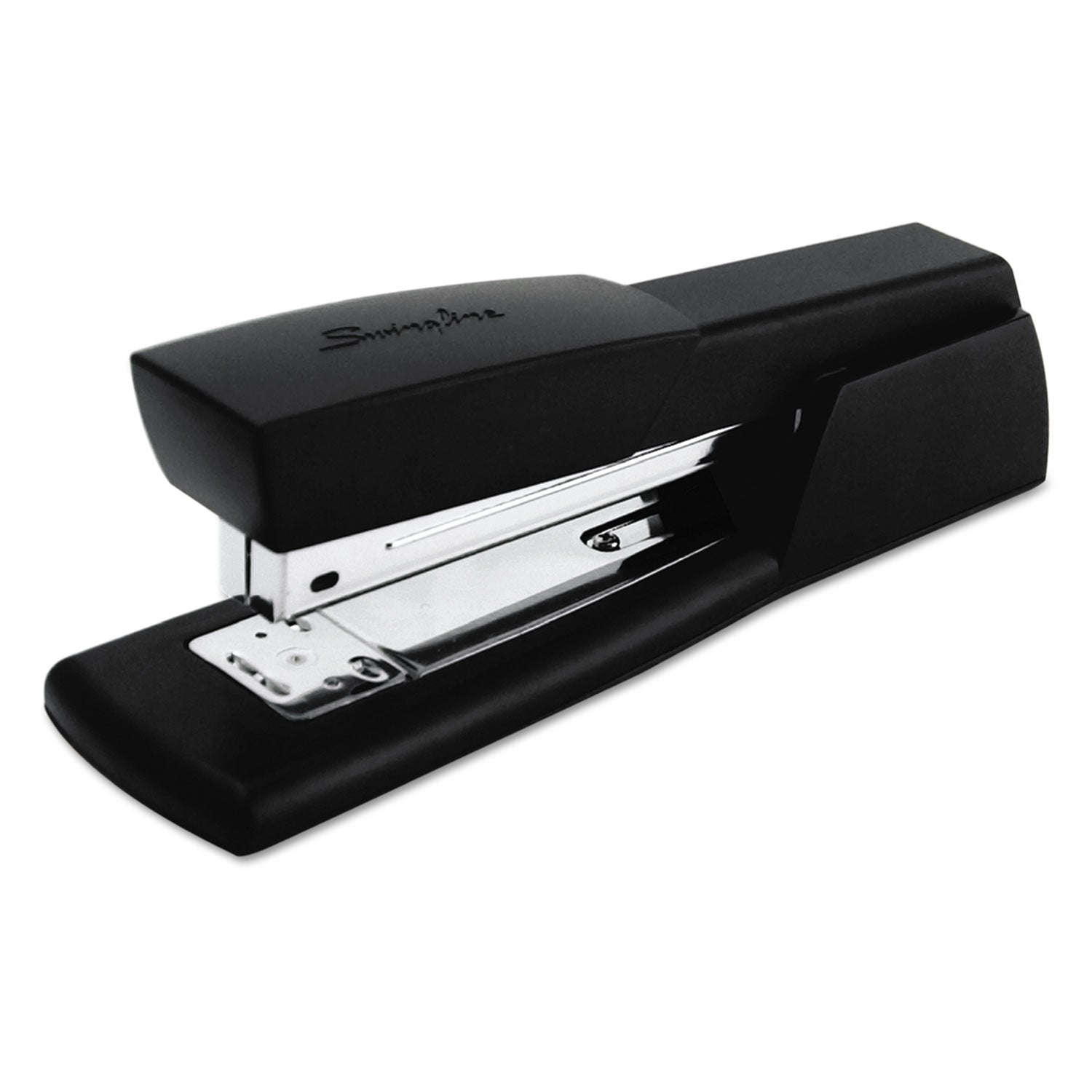 Light-Duty Full Strip Desk Stapler, 20-Sheet Capacity, Black - 