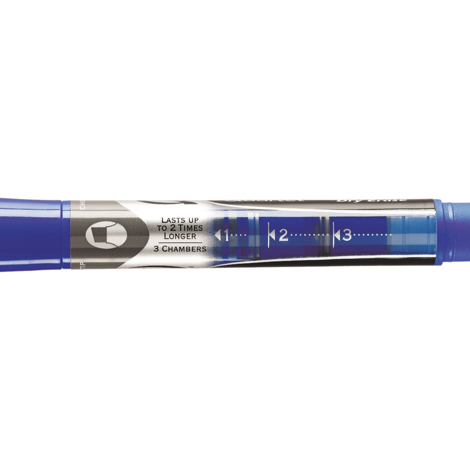 EnduraGlide Dry Erase Marker, Broad Chisel Tip, Blue, Dozen