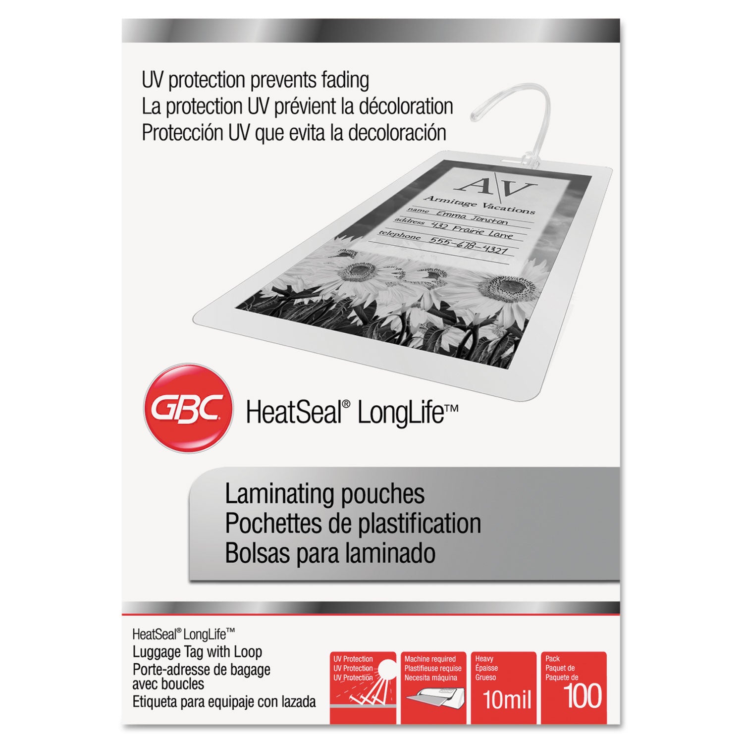 longlife-thermal-laminating-pouches-10-mil-25-x-425-gloss-clear-100-box_gbc3202105 - 2