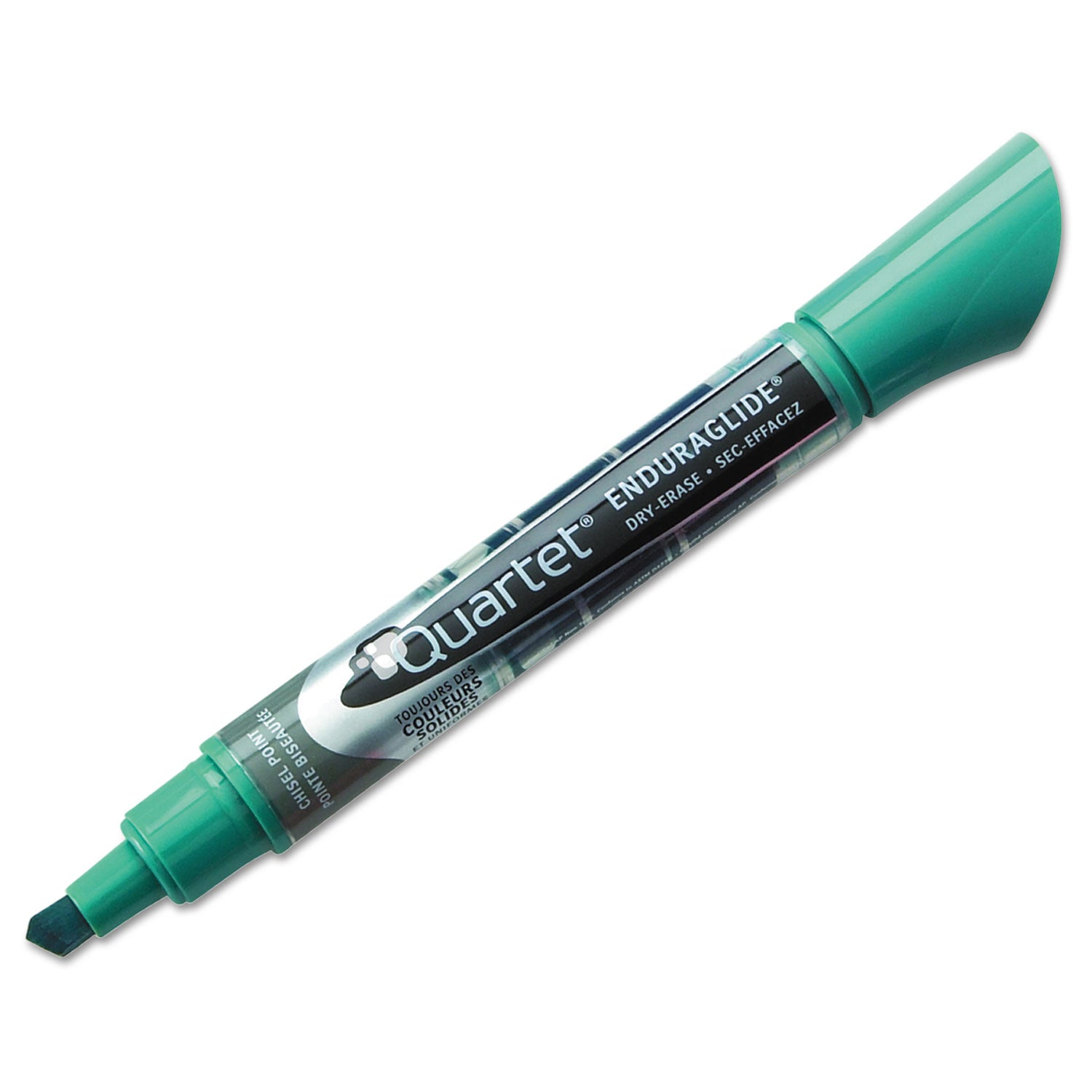 EnduraGlide Dry Erase Marker, Broad Chisel Tip, Four Assorted Colors, 12/Set