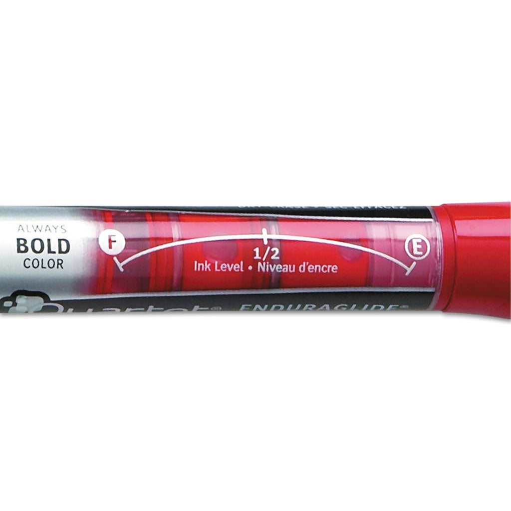 EnduraGlide Dry Erase Marker, Broad Chisel Tip, Four Assorted Colors, 12/Set