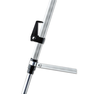 Lightweight Telescoping Tripod Easel, 38" to 66" High, Aluminum, Silver - 