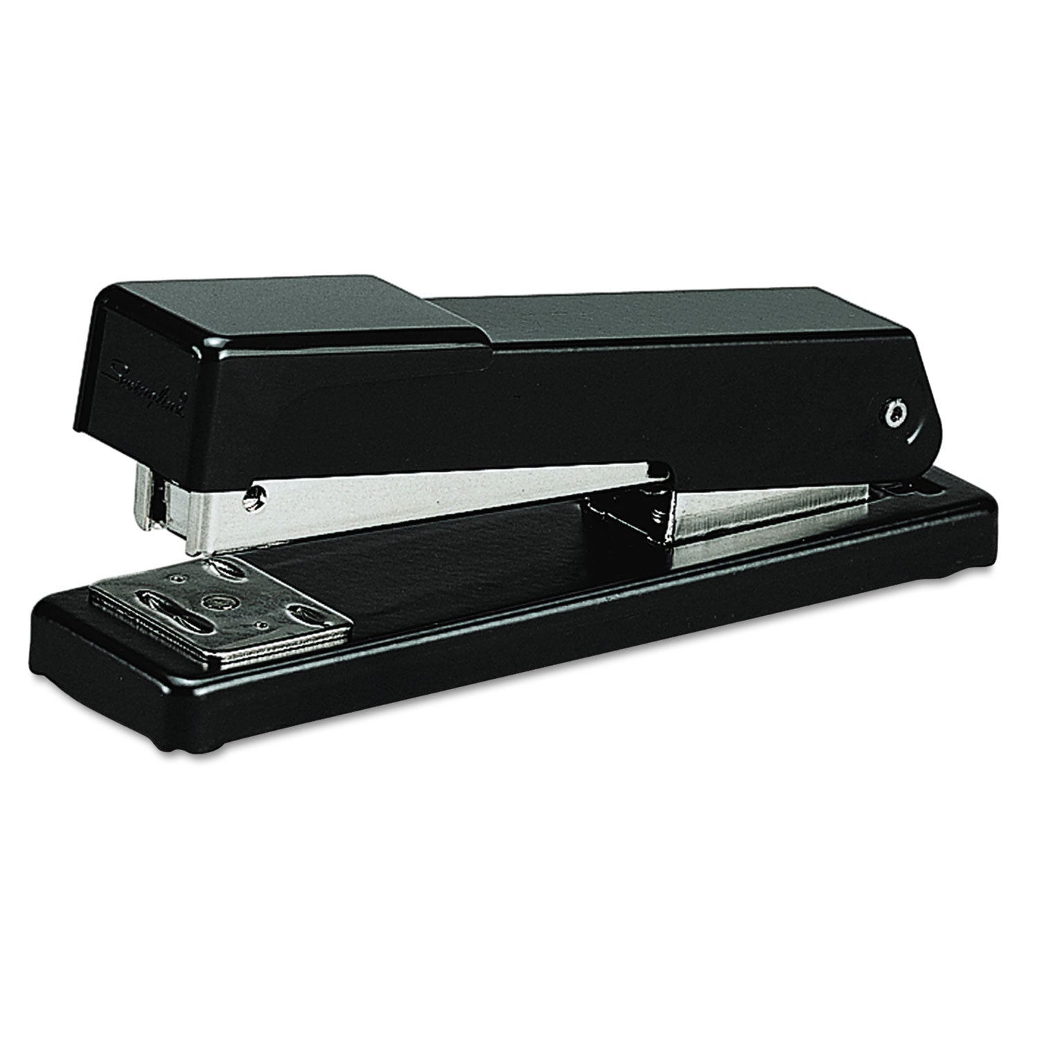 Compact Desk Stapler, 20-Sheet Capacity, Black - 