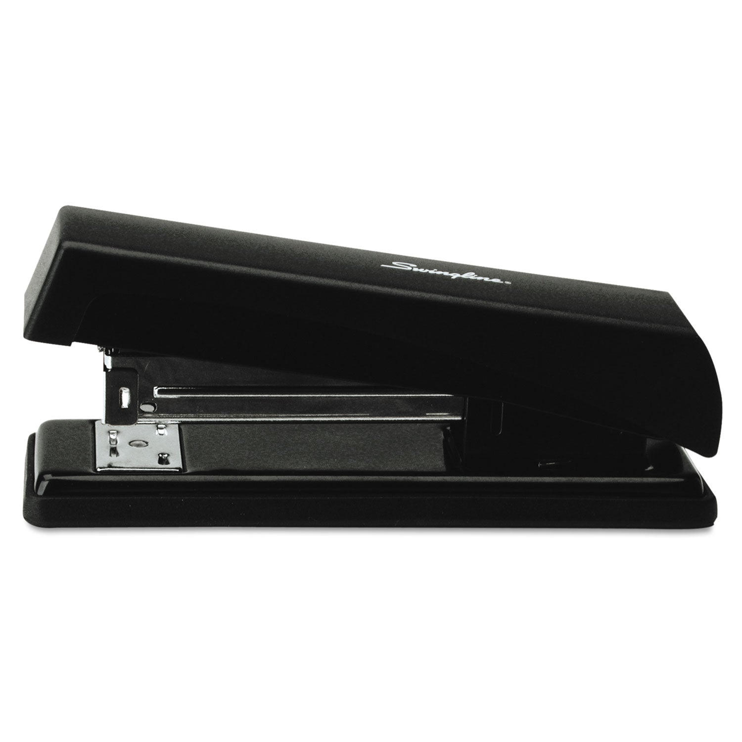 Compact Desk Stapler, 20-Sheet Capacity, Black - 