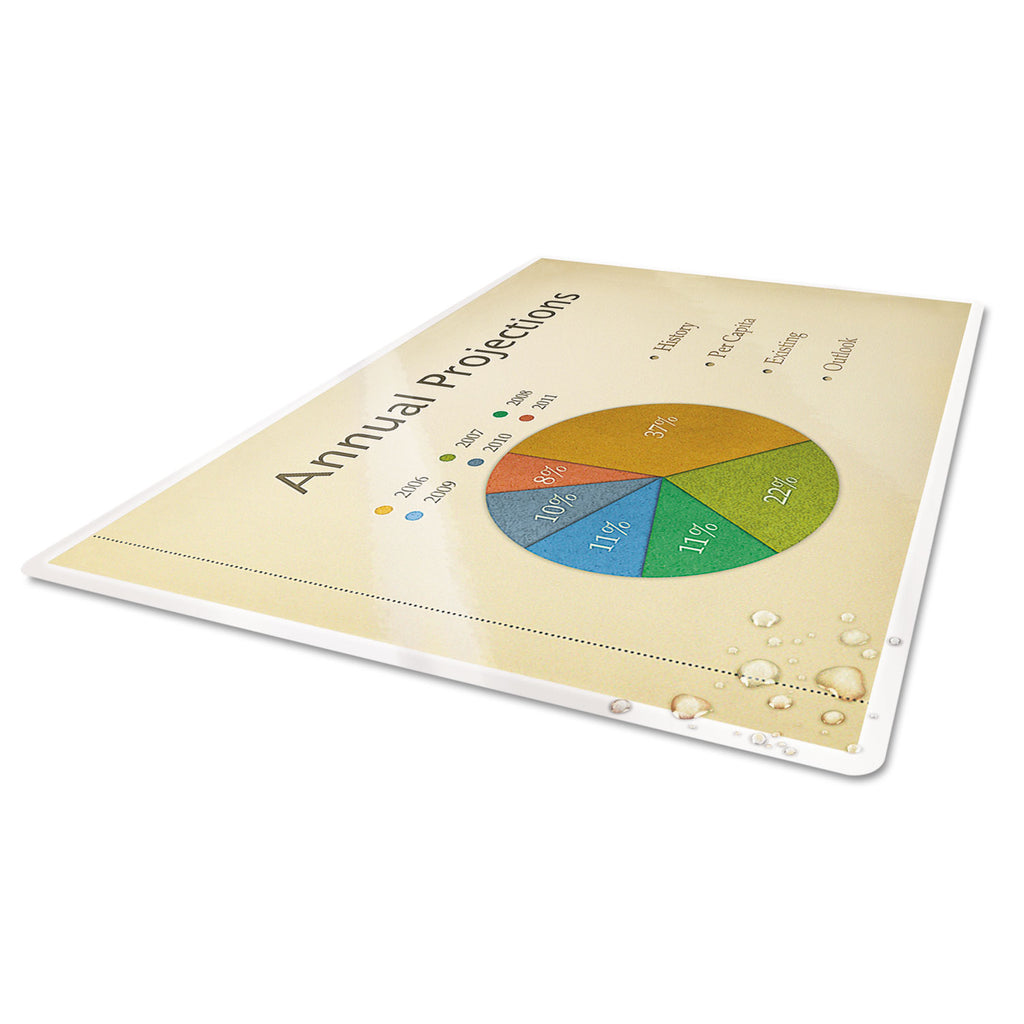 UltraClear Thermal Laminating Pouches, 3 mil, 9" x 11.5", Gloss Clear, 100/Box - 