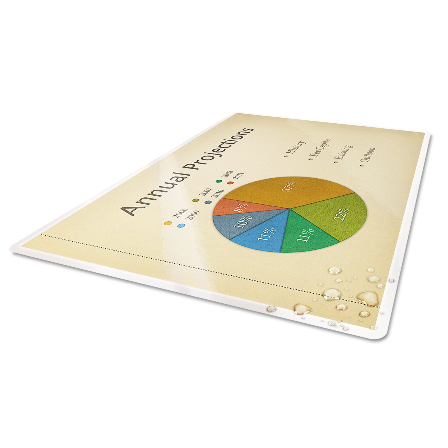 UltraClear Thermal Laminating Pouches, 3 mil, 9" x 11.5", Gloss Clear, 100/Box - 