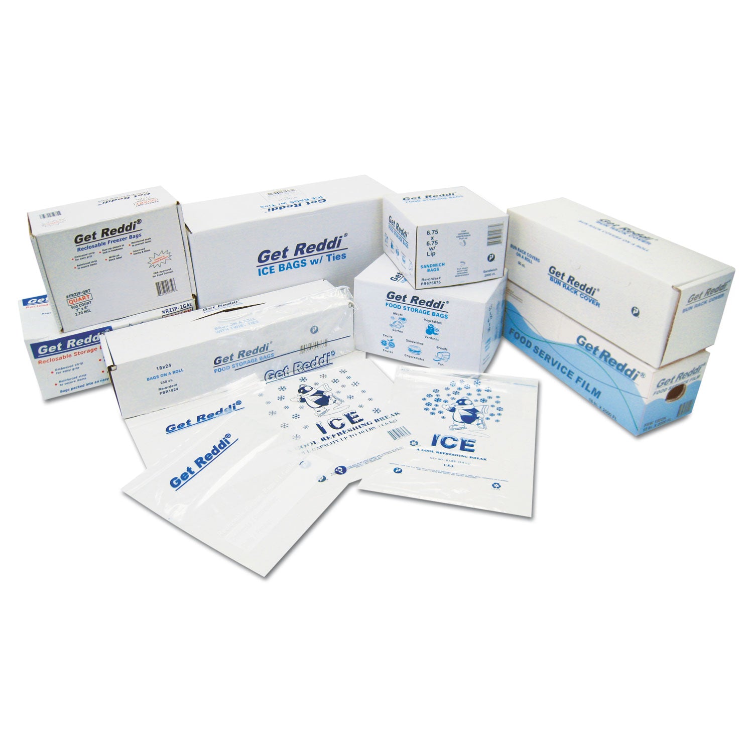 Food Bags, 24 qt, 1 mil, 12" x 30", Clear, 500/Carton