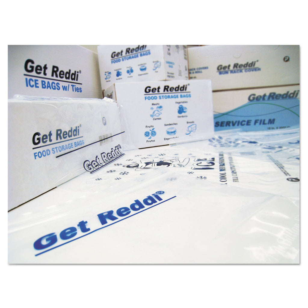 Food Bags, 22 qt, 0.85 mil, 10" x 24", Clear, 500/Carton