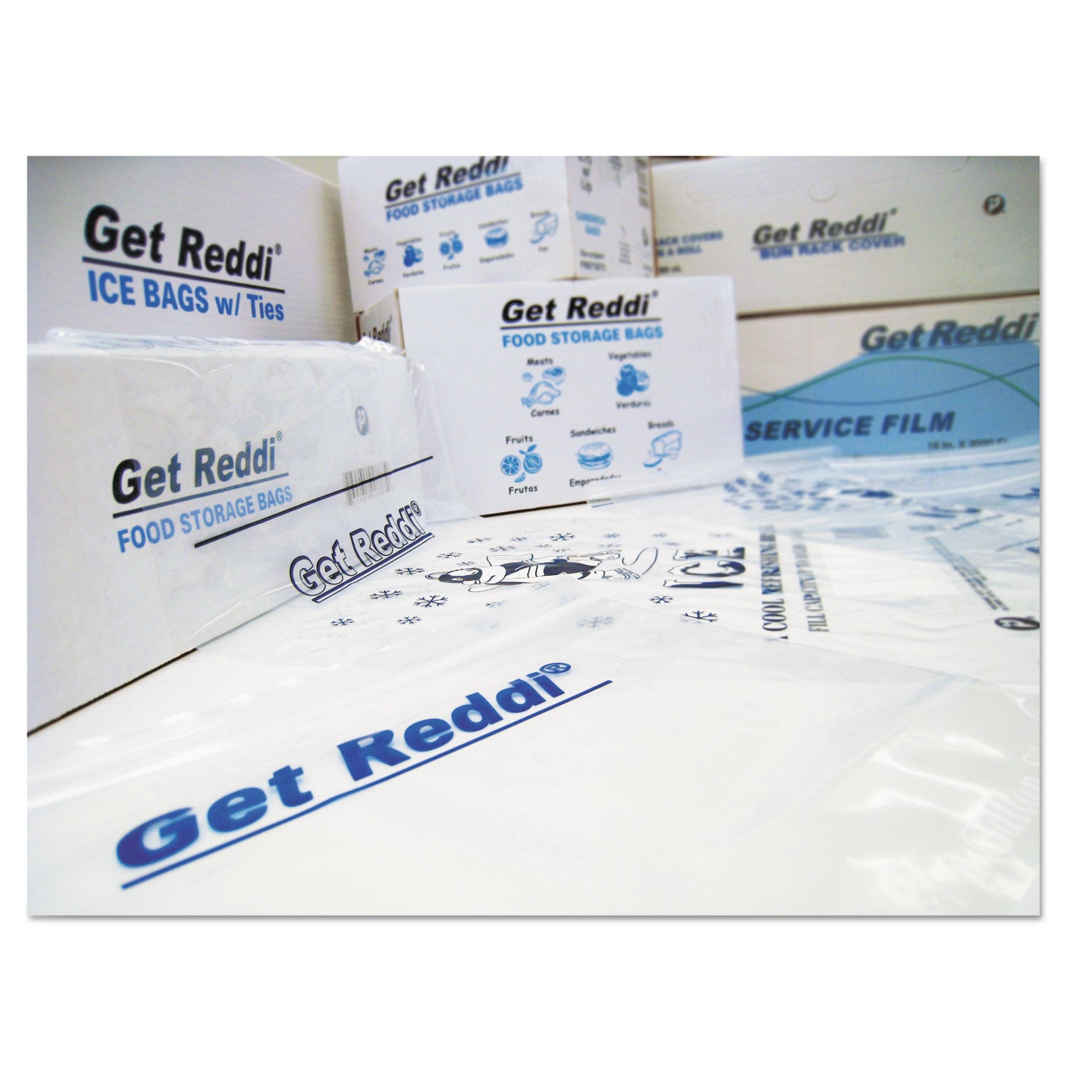Food Bags, 22 qt, 0.85 mil, 10" x 24", Clear, 500/Carton