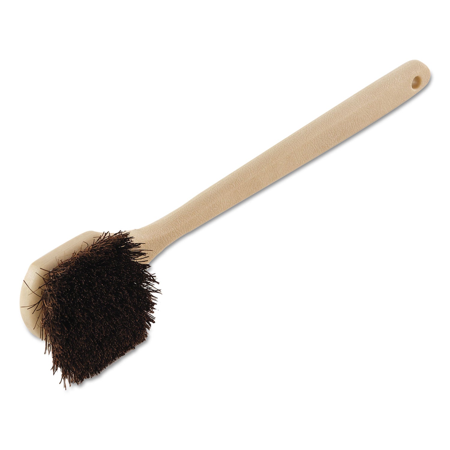 utility-brush-brown-palmyra-fiber-bristles-55-brush-145-tan-plastic-handle_bwk4120 - 1