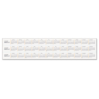 WallMates Self-Adhesive Dry Erase Monthly Planning Surfaces, 18 x 12, White/Gray/Orange Sheets, Undated