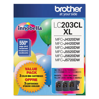 LC2033PKS Innobella High-Yield Ink, 550 Page-Yield, Cyan/Magenta/Yellow