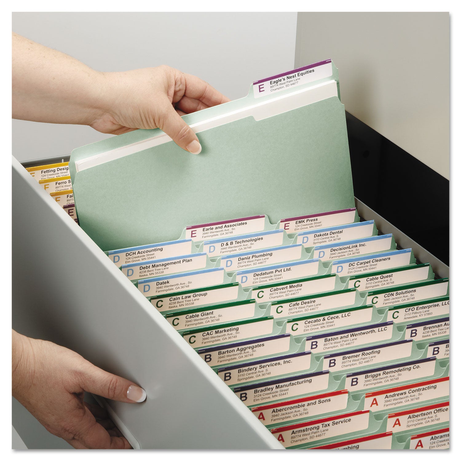 Recycled Pressboard Fastener Folders, 1" Expansion, 2 Fasteners, Legal Size, Gray-Green Exterior, 25/Box - 