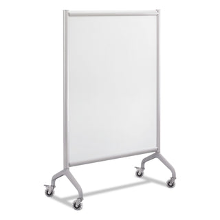 Rumba Full Panel Whiteboard Collaboration Screen, 36w x 16d x 54h, White/Gray - 