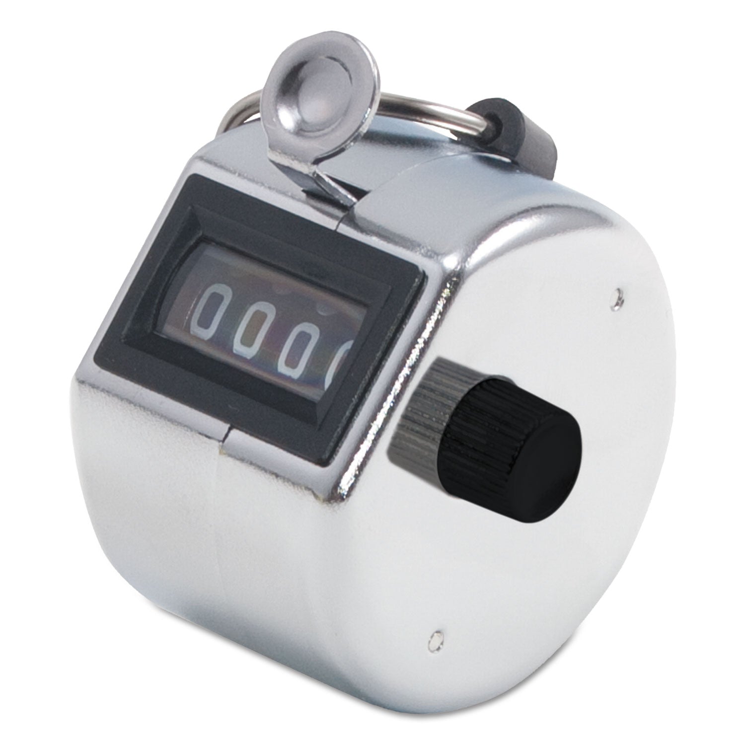 Tally I Hand Model Tally Counter, Registers 0-9999, Chrome - 