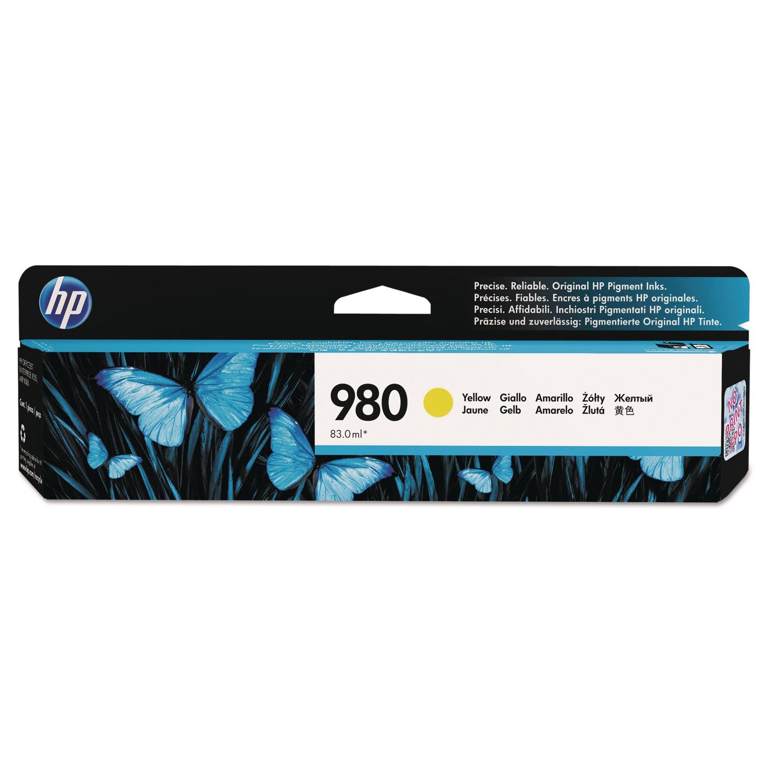 HP 980, (D8J09A) Yellow Original Ink Cartridge