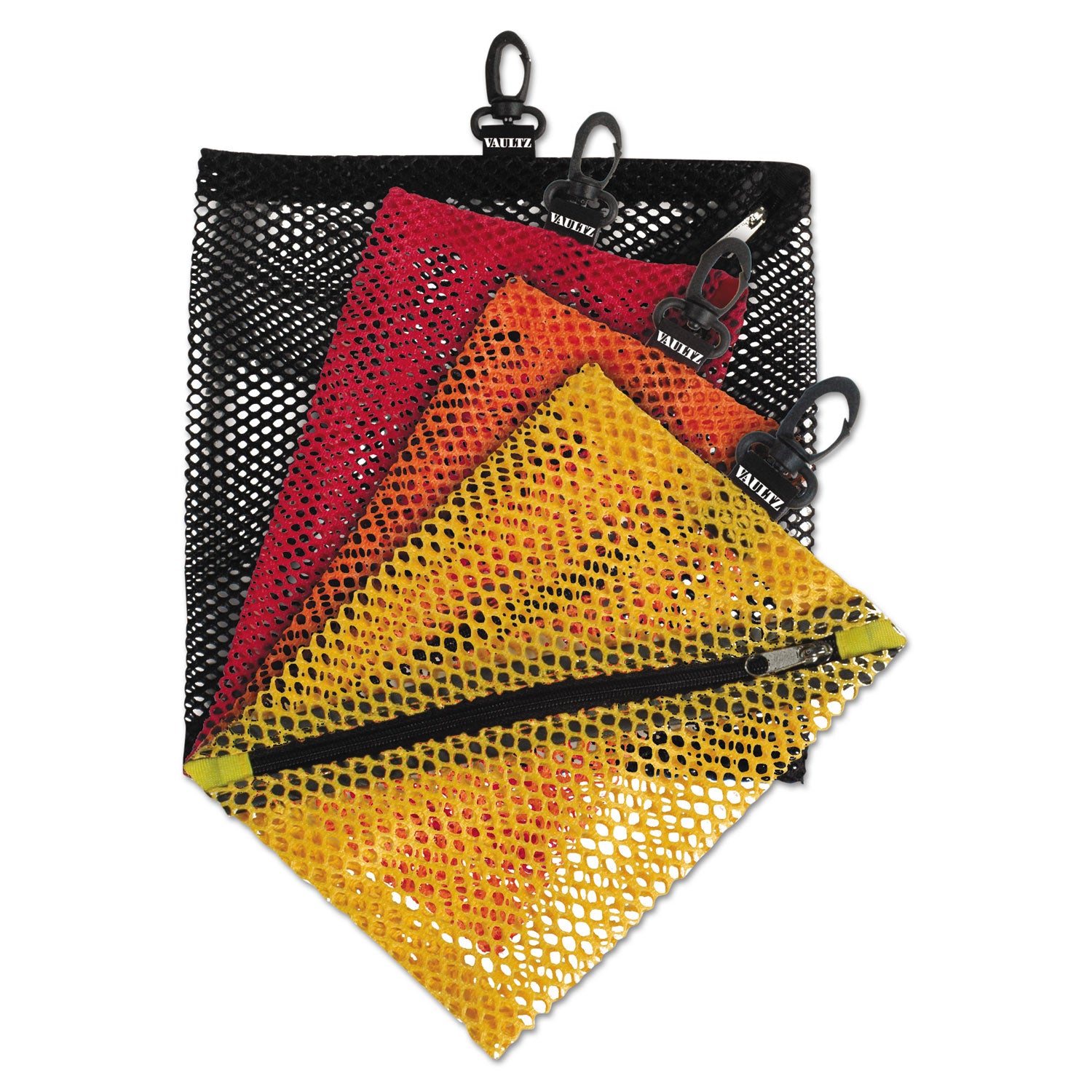 Mesh Storage Bags, Assorted Colors, 4/Pack - 