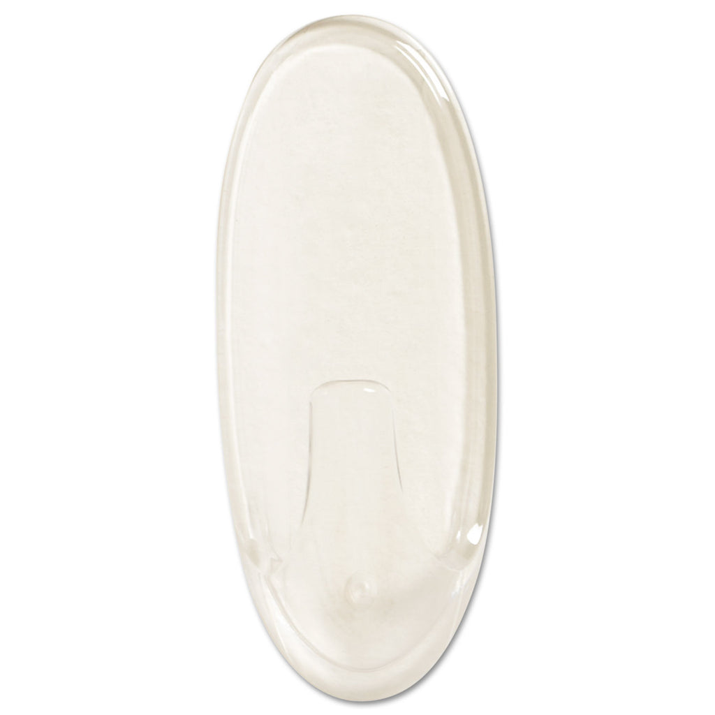 all-weather-hooks-and-strips-large-plastic-clear-4-lb-capacity-1-hook-and-2-strips-pack_mmm17093clrawes - 2