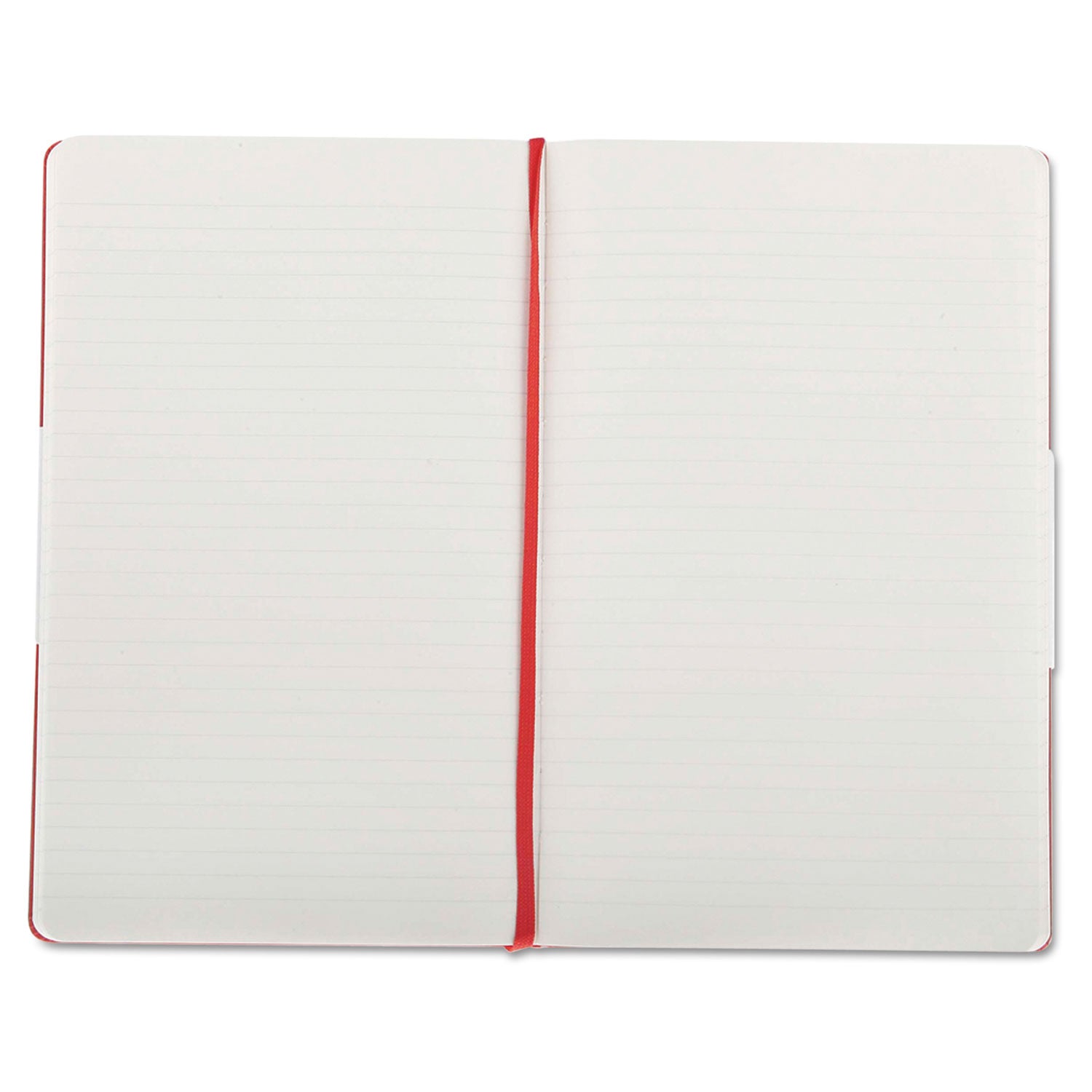 Classic Colored Hardcover Notebook, 1-Subject, Narrow Rule, Red Cover, (240) 8.25 x 5 Sheets - 