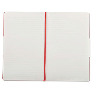 Classic Colored Hardcover Notebook, 1-Subject, Narrow Rule, Red Cover, (240) 8.25 x 5 Sheets - 