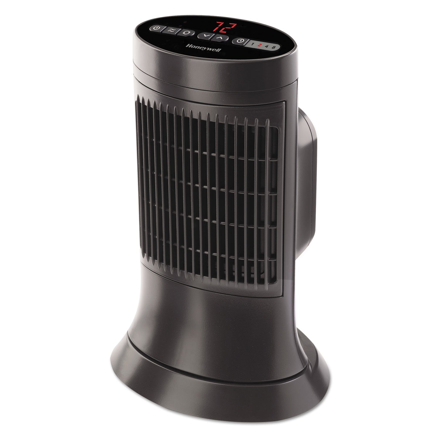 Digital Ceramic Mini Tower Heater, 1,500 W, 10 x 7.63 x 14, Black - 