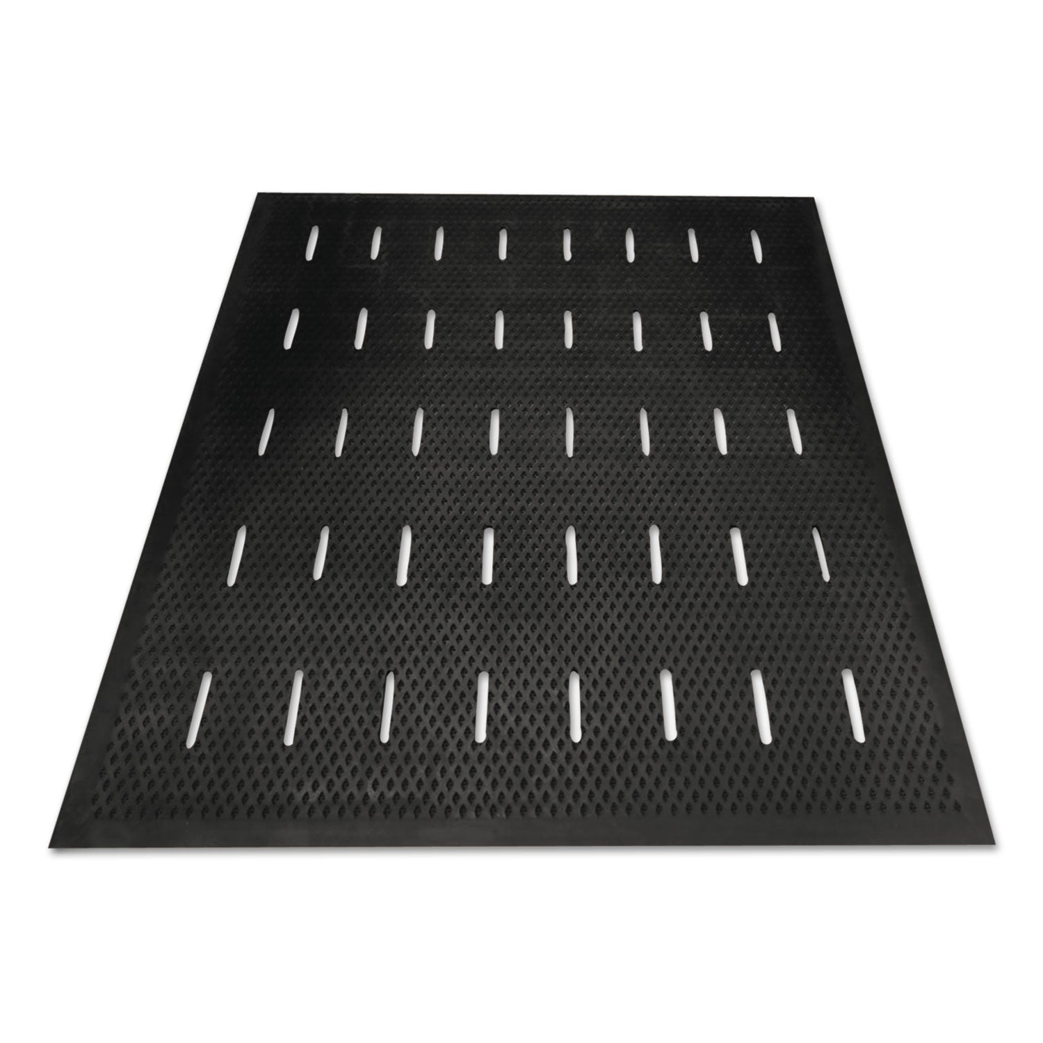 Free Flow Comfort Utility Floor Mat, 36 x 48, Black - 