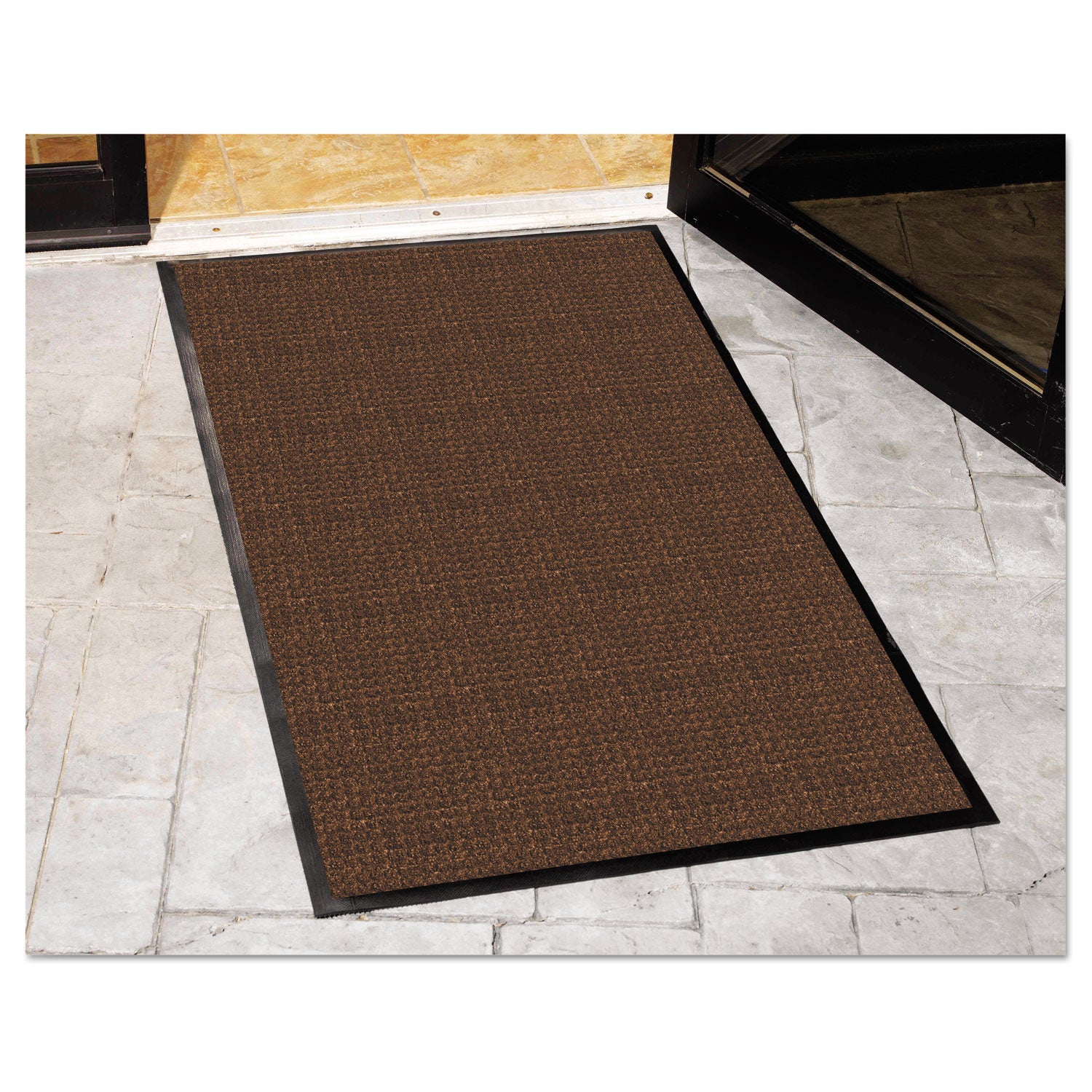 WaterGuard Indoor/Outdoor Scraper Mat, 48 x 72, Brown - 