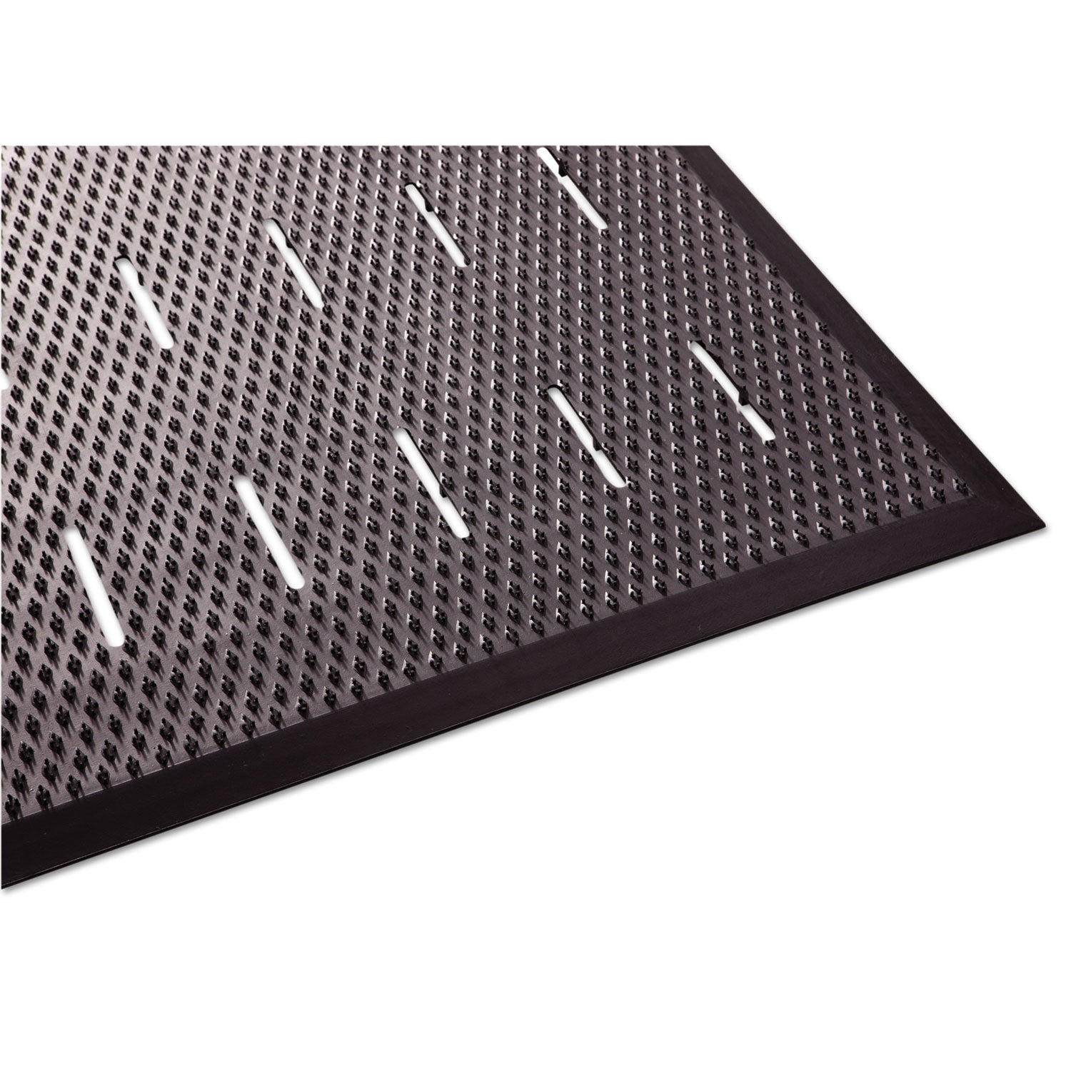 Free Flow Comfort Utility Floor Mat, 36 x 48, Black - 