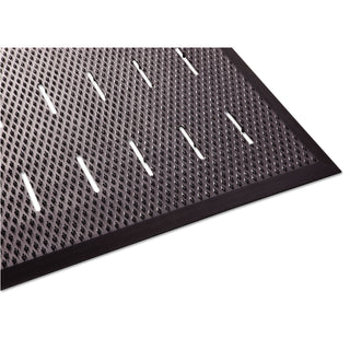 Free Flow Comfort Utility Floor Mat, 36 x 48, Black