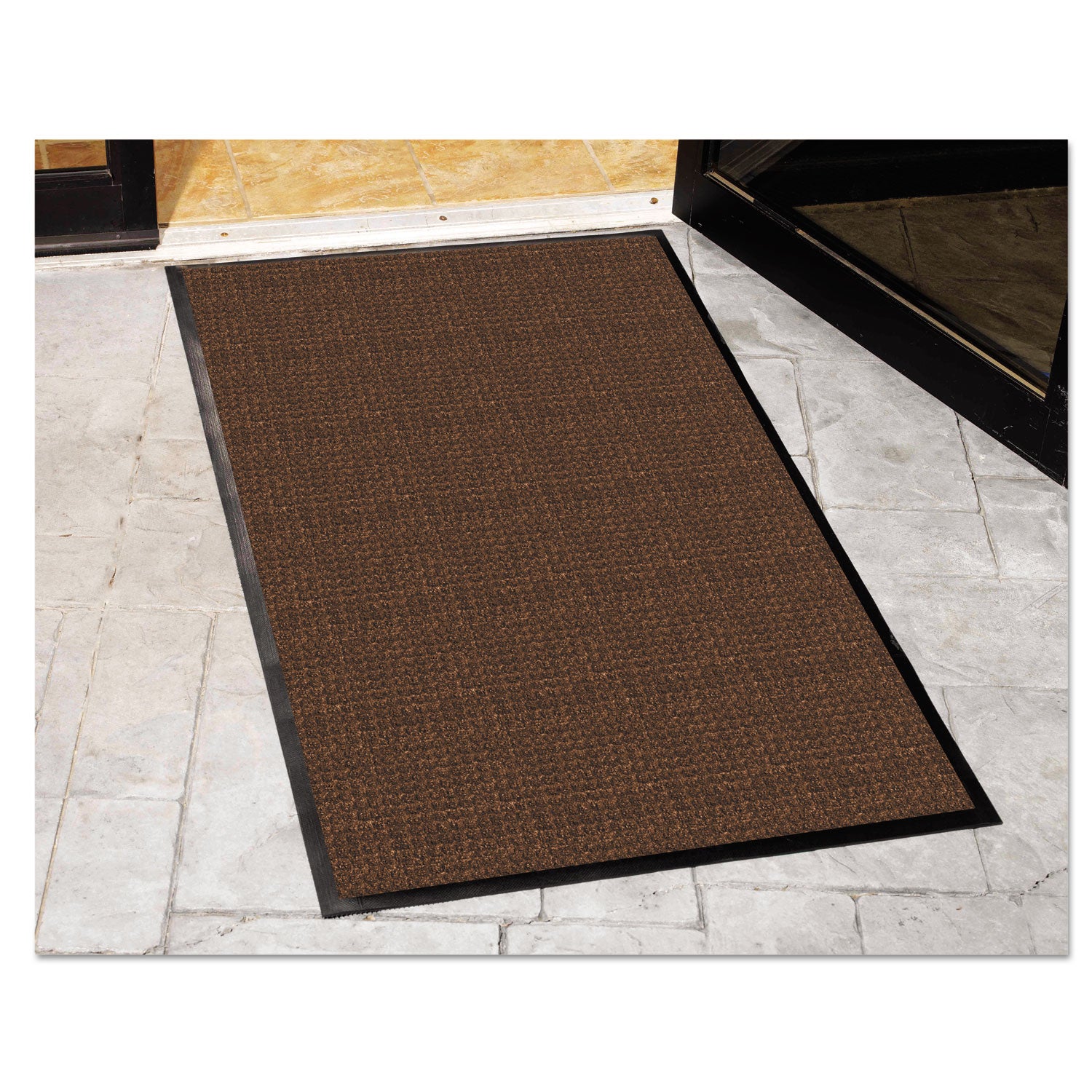 WaterGuard Indoor/Outdoor Scraper Mat, 36 x 120, Brown - 