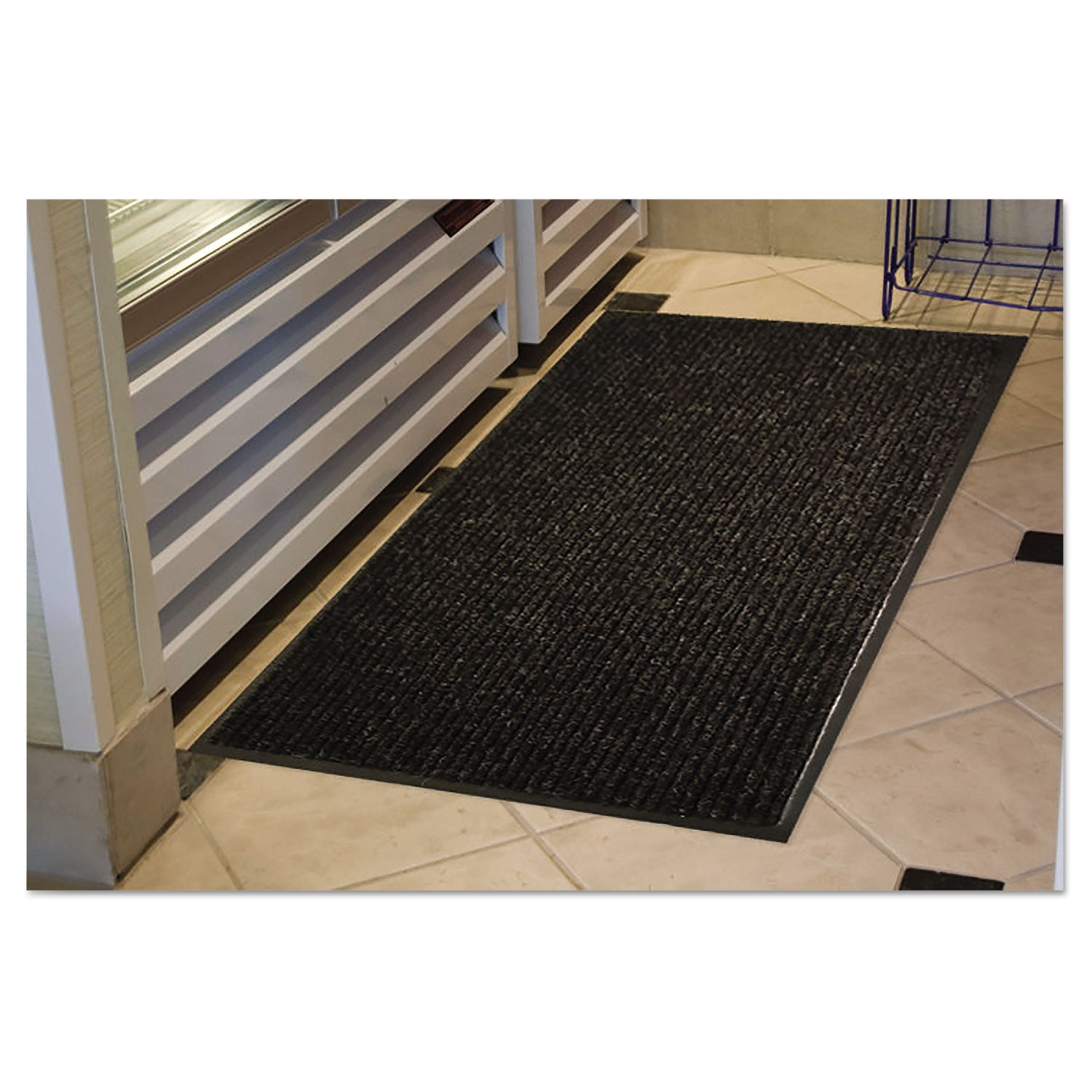Golden Series Indoor Wiper Mat, Polypropylene, 48 x 72, Charcoal