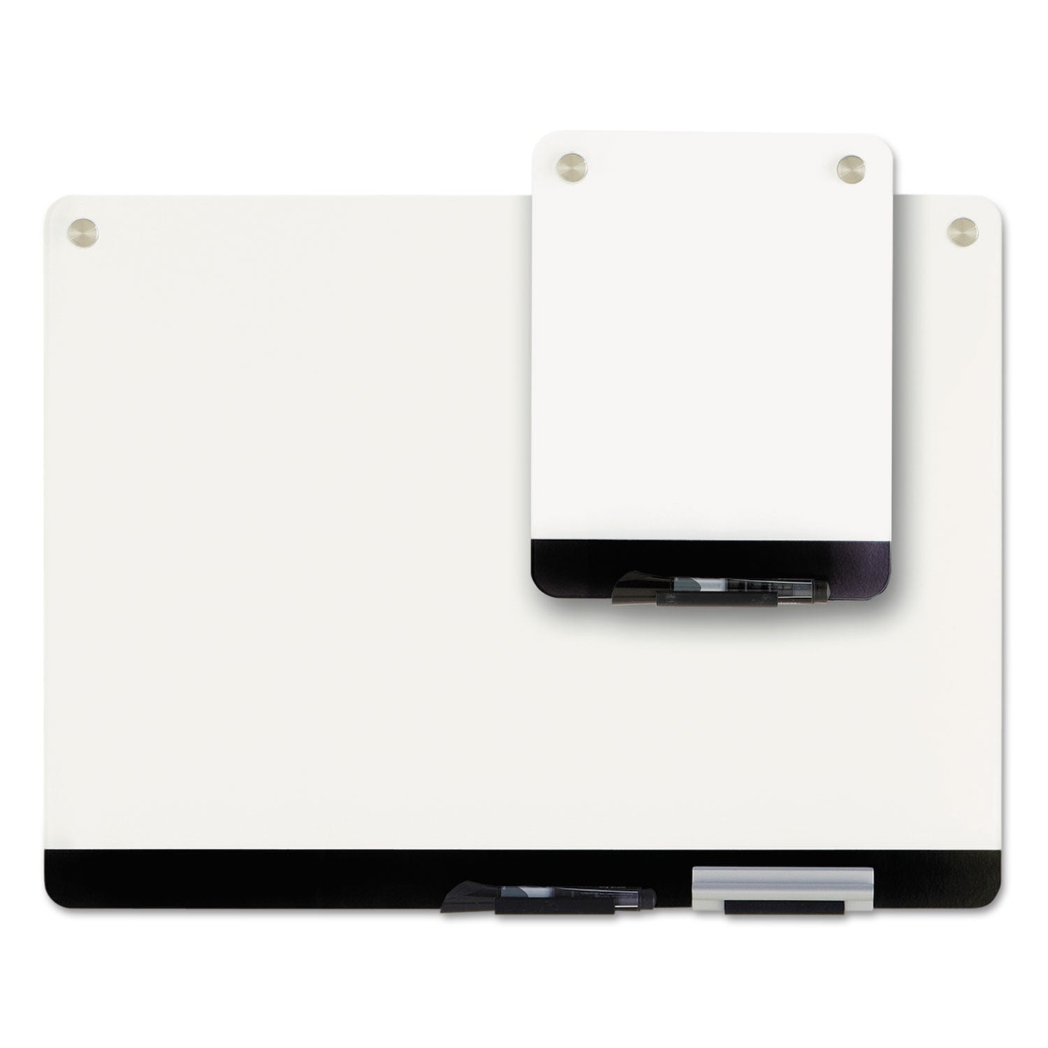 Clarity Personal Board, 9 x 12, Ultra-White Backing, Aluminum Frame - 