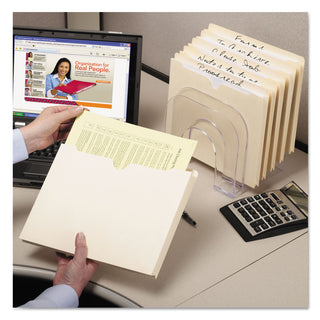 Manila File Jackets, 2-Ply Straight Tab, Legal Size, Manila, 50/Box - 