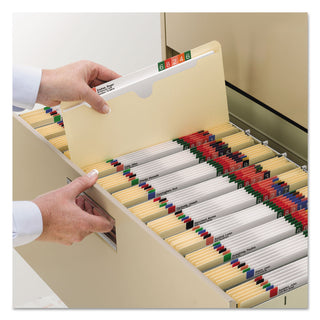 Manila File Jackets, 2-Ply Straight Tab, Legal Size, Manila, 50/Box - 