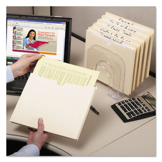Manila File Jackets, 2-Ply Straight Tab, Legal Size, Manila, 50/Box - 