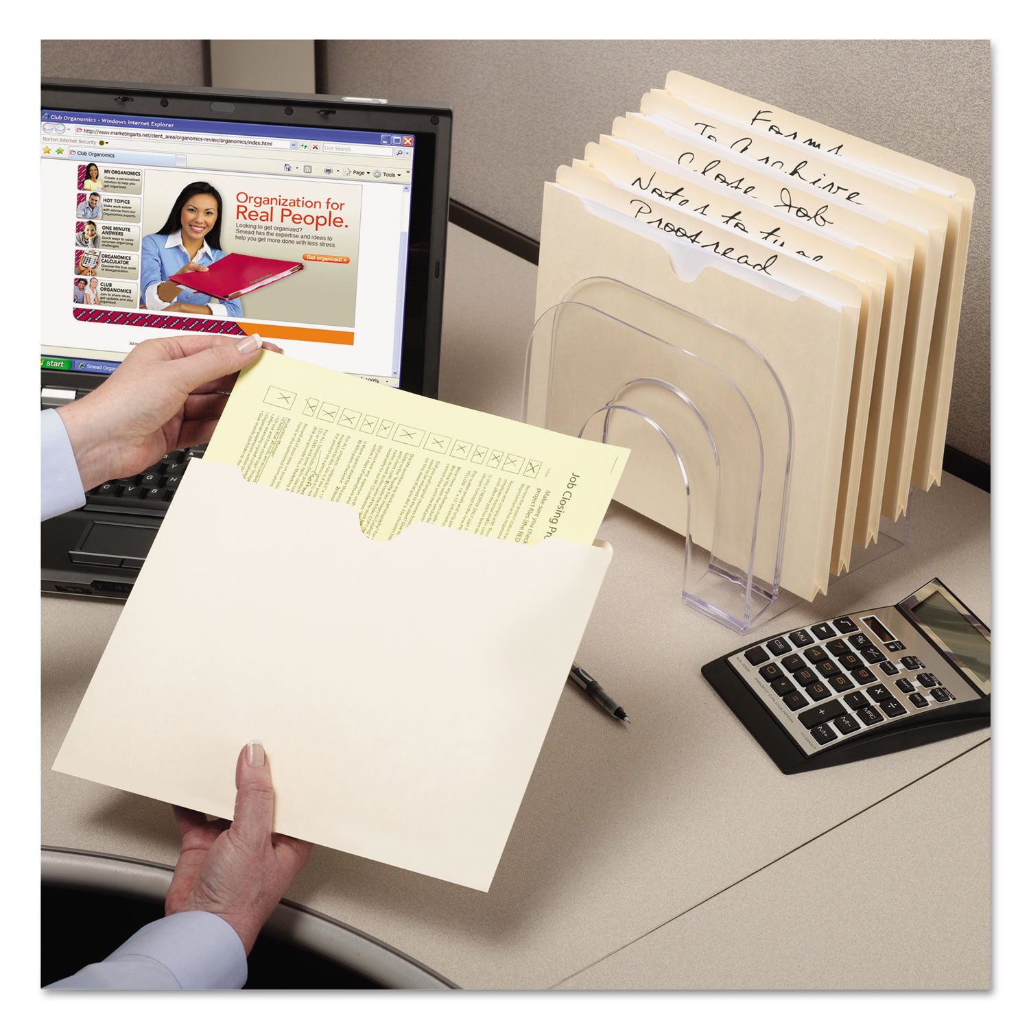 Manila File Jackets, 2-Ply Straight Tab, Legal Size, Manila, 100/Box - 
