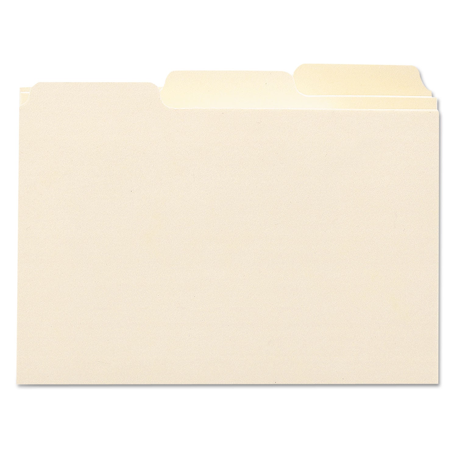 manila-card-guides-1-3-cut-top-tab-blank-4-x-6-manila-100-box_smd56030 - 1