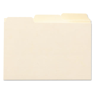 manila-card-guides-1-3-cut-top-tab-blank-4-x-6-manila-100-box_smd56030 - 1