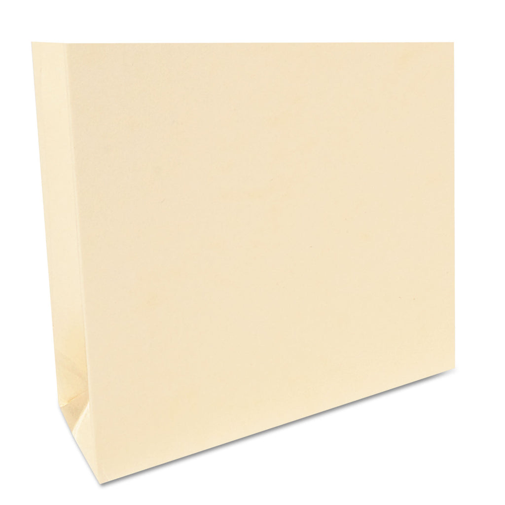 Manila File Jackets, 2-Ply Straight Tab, Letter Size, Manila, 50/Box