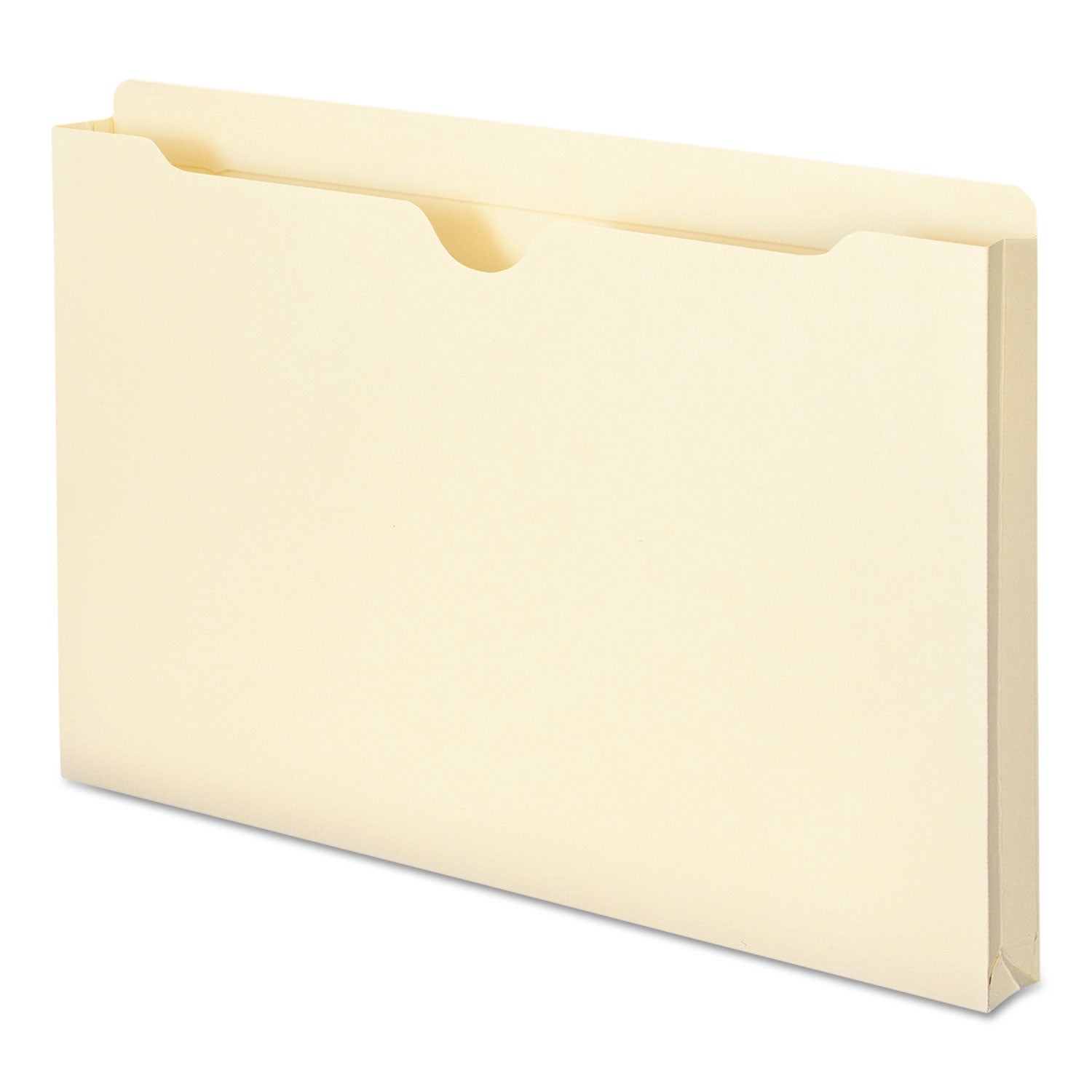 Manila File Jackets, 2-Ply Straight Tab, Legal Size, Manila, 50/Box - 