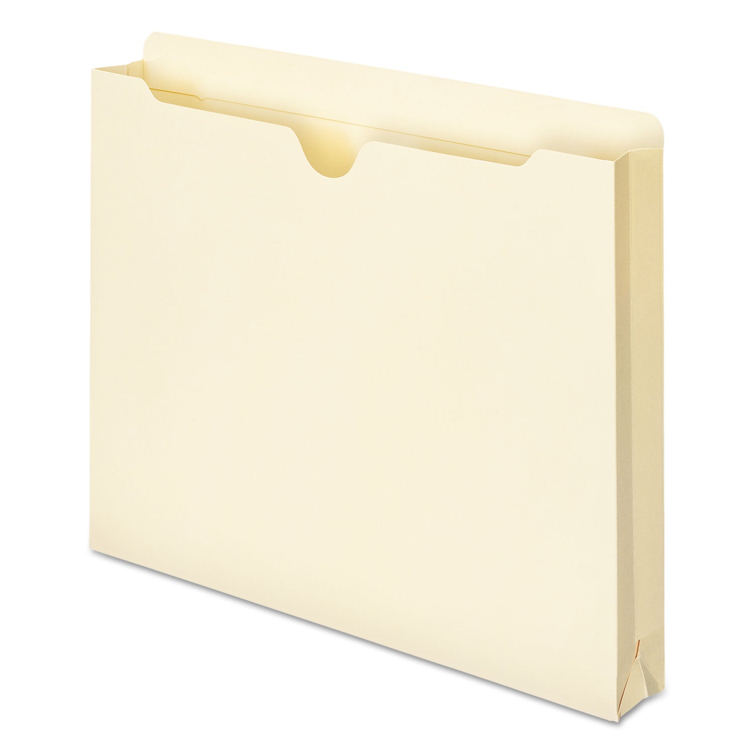 Manila File Jackets, 2-Ply Straight Tab, Letter Size, Manila, 50/Box - 