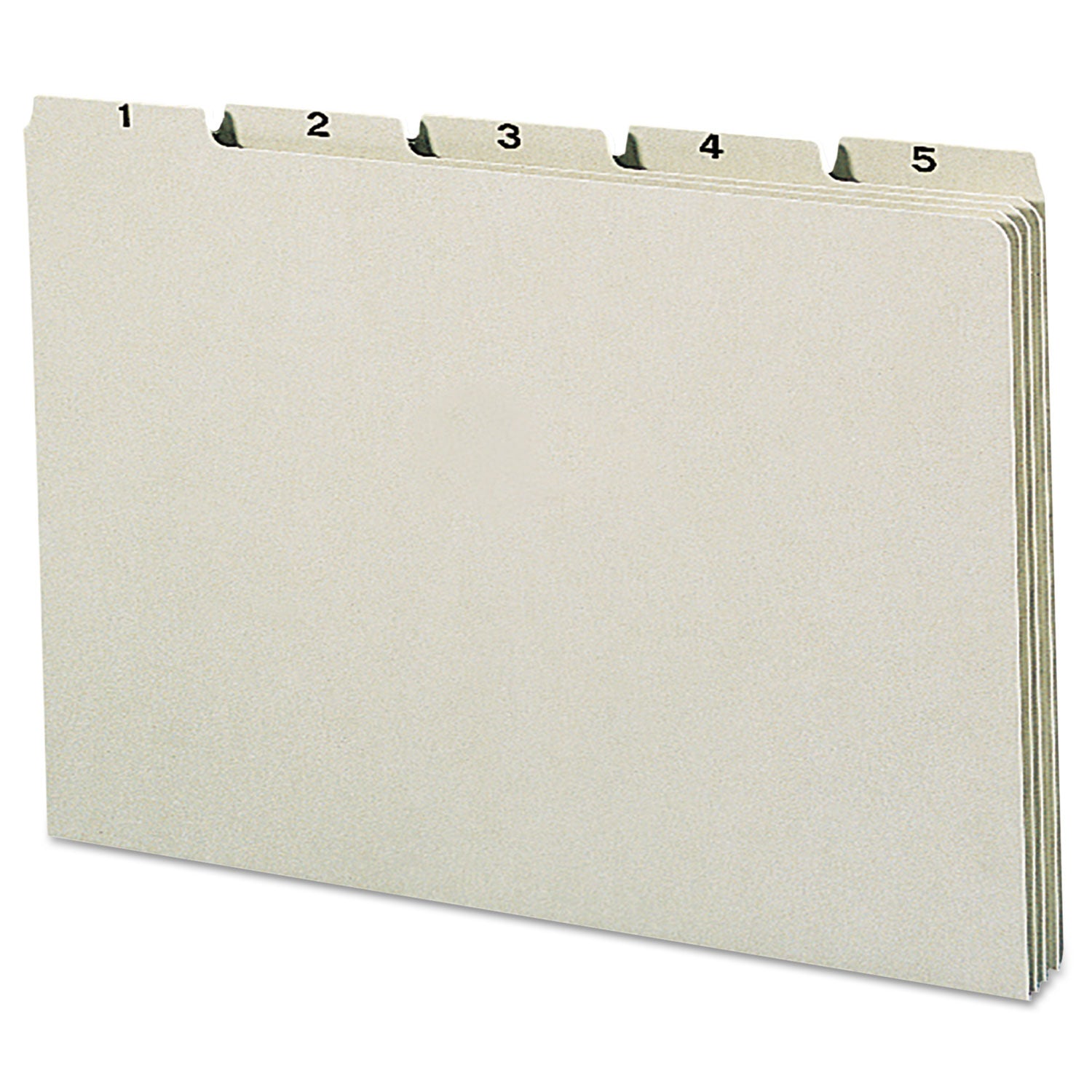 100% Recycled Daily Top Tab File Guide Set, 1/5-Cut Top Tab, 1 to 31, 8.5 x 14, Green, 31/Set - 